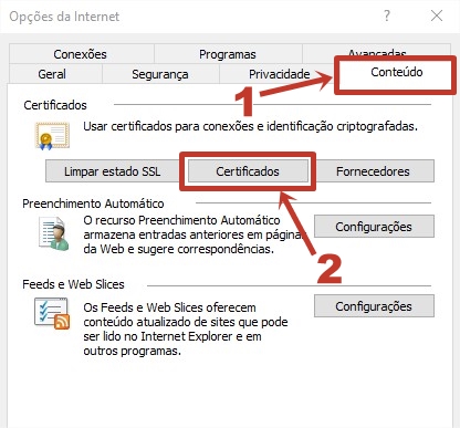 Conteúdo > Certificados