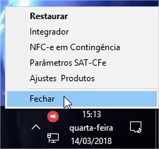 Fechando xml notify