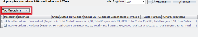 Mostrar painel ‘Agrupar por’