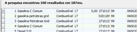 Mostrar cabeçalho da tabela