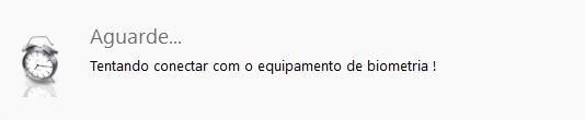 Aguarde a identificação
