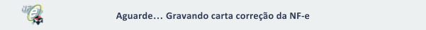 Mensagem de gravação da CCe