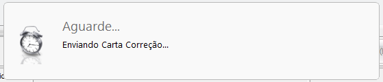 Mensagem de emissão da CCe