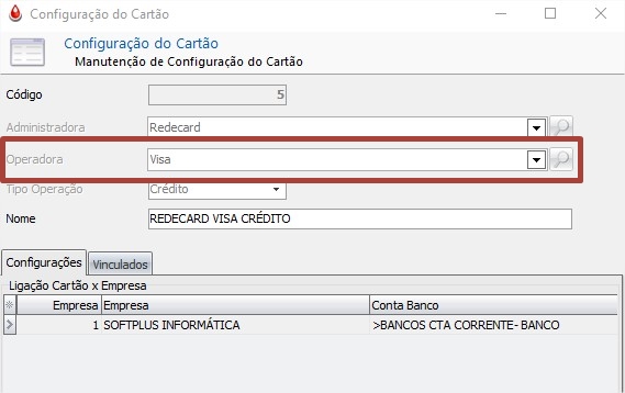 Editar Registro Operadora