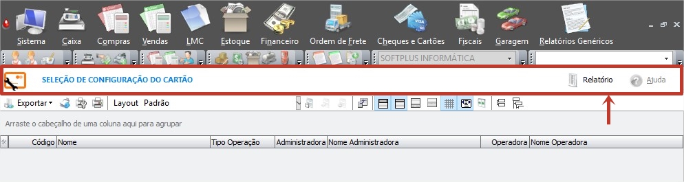 Botões Superiores