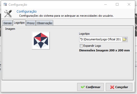 Configurações spinfe para certificado
