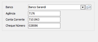 Dados do Banco