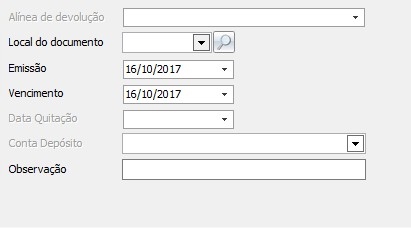 Informações de quitação