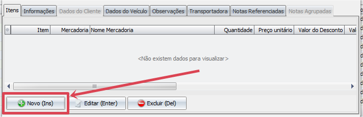 Informações do Item