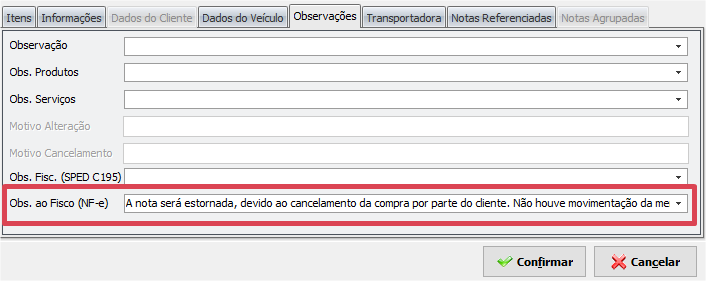 Observações ao Fisco