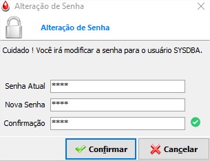 Senhas conferem