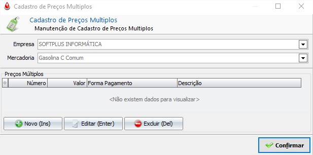Mais opções de preços