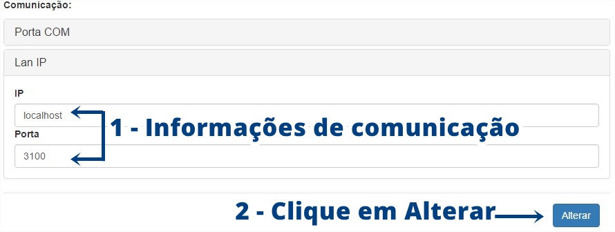 Informações de Comunicação