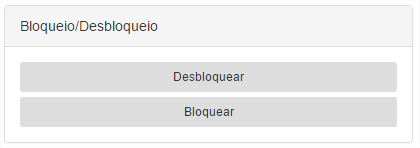 Bloqueio/Desbloqueio Comandos Manuais