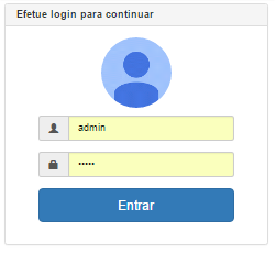 Login e Senha