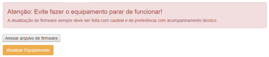 Atualização de Firmware