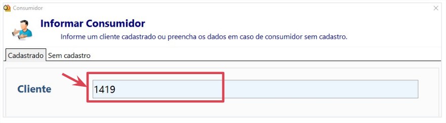 Exemplo consulta por Cartão Fidelidade