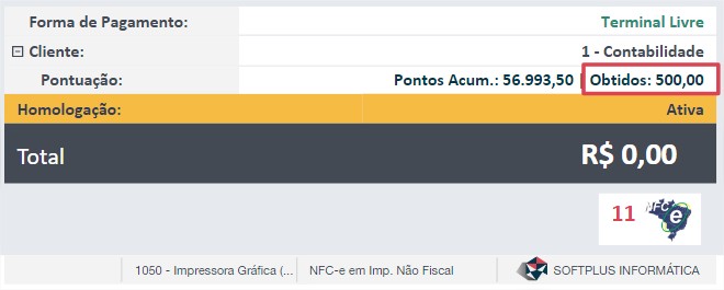Exemplo da impressão Em Valor 1x500