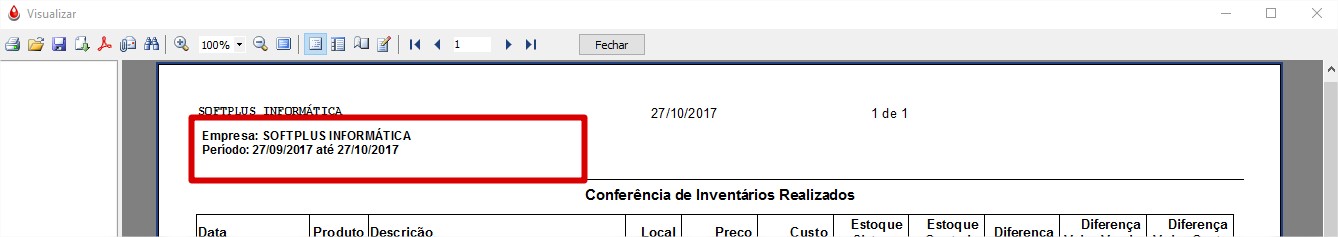 Filtros Realizados
