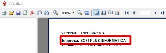 Empresa Selecionada