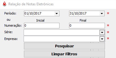 Todos os Filtros do Relatório