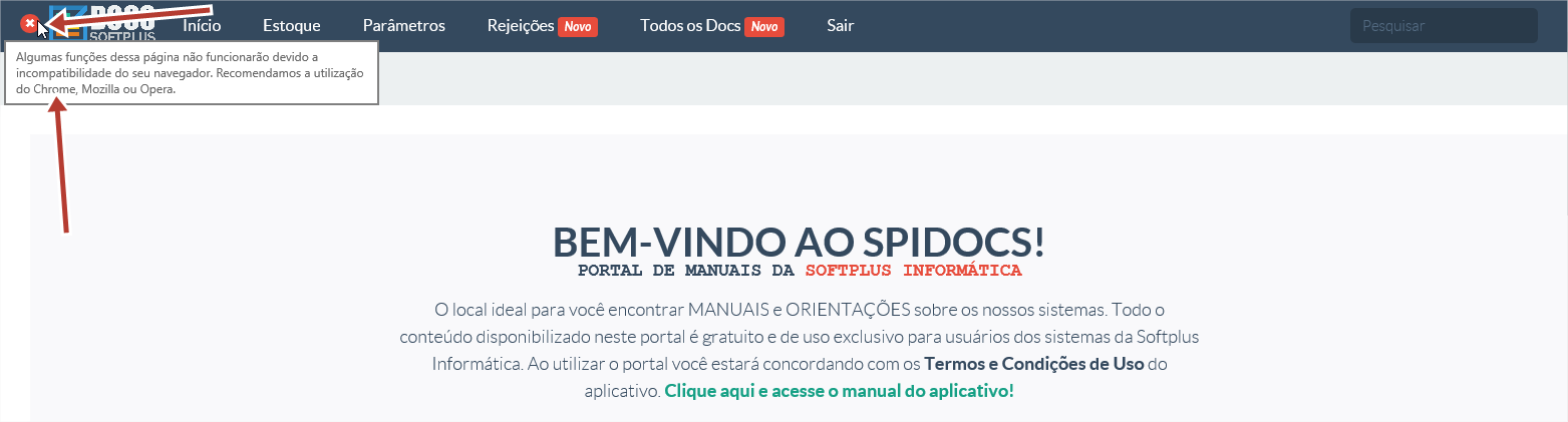 Validação Error